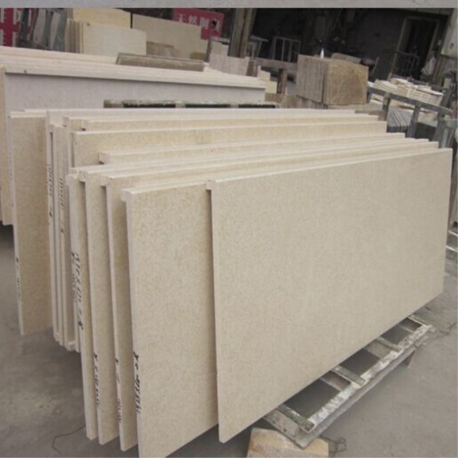Galala beige marble countertop slabs